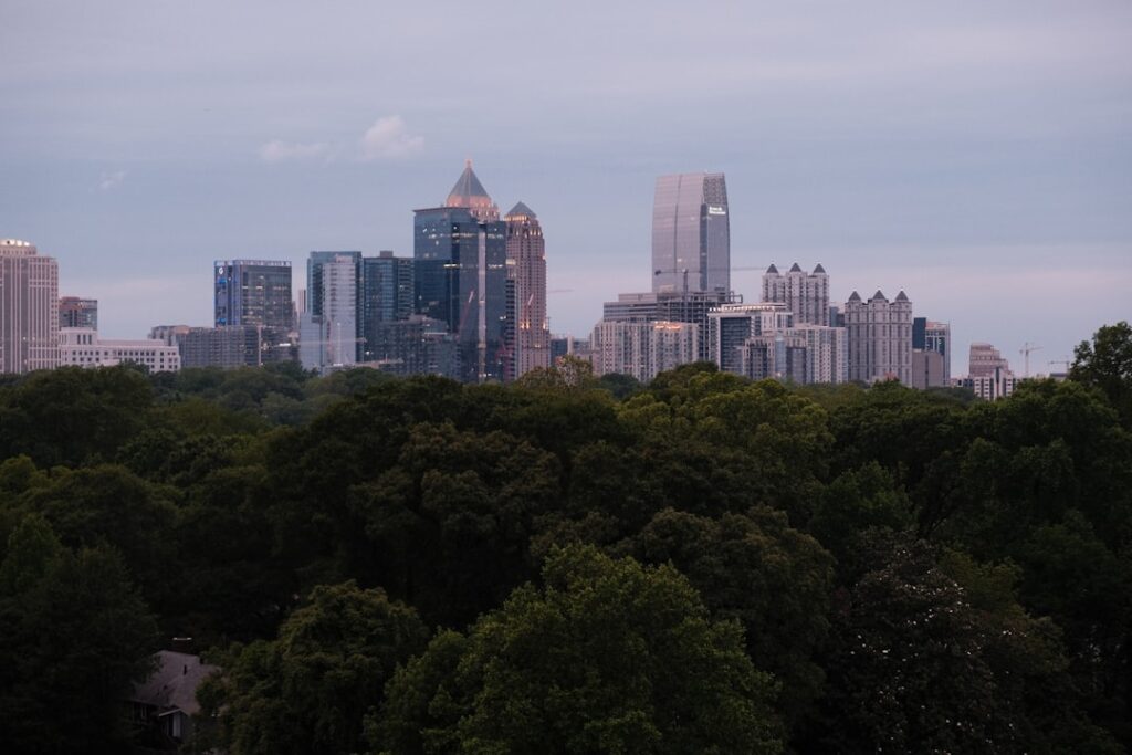 A view of the Atlanta city skyline